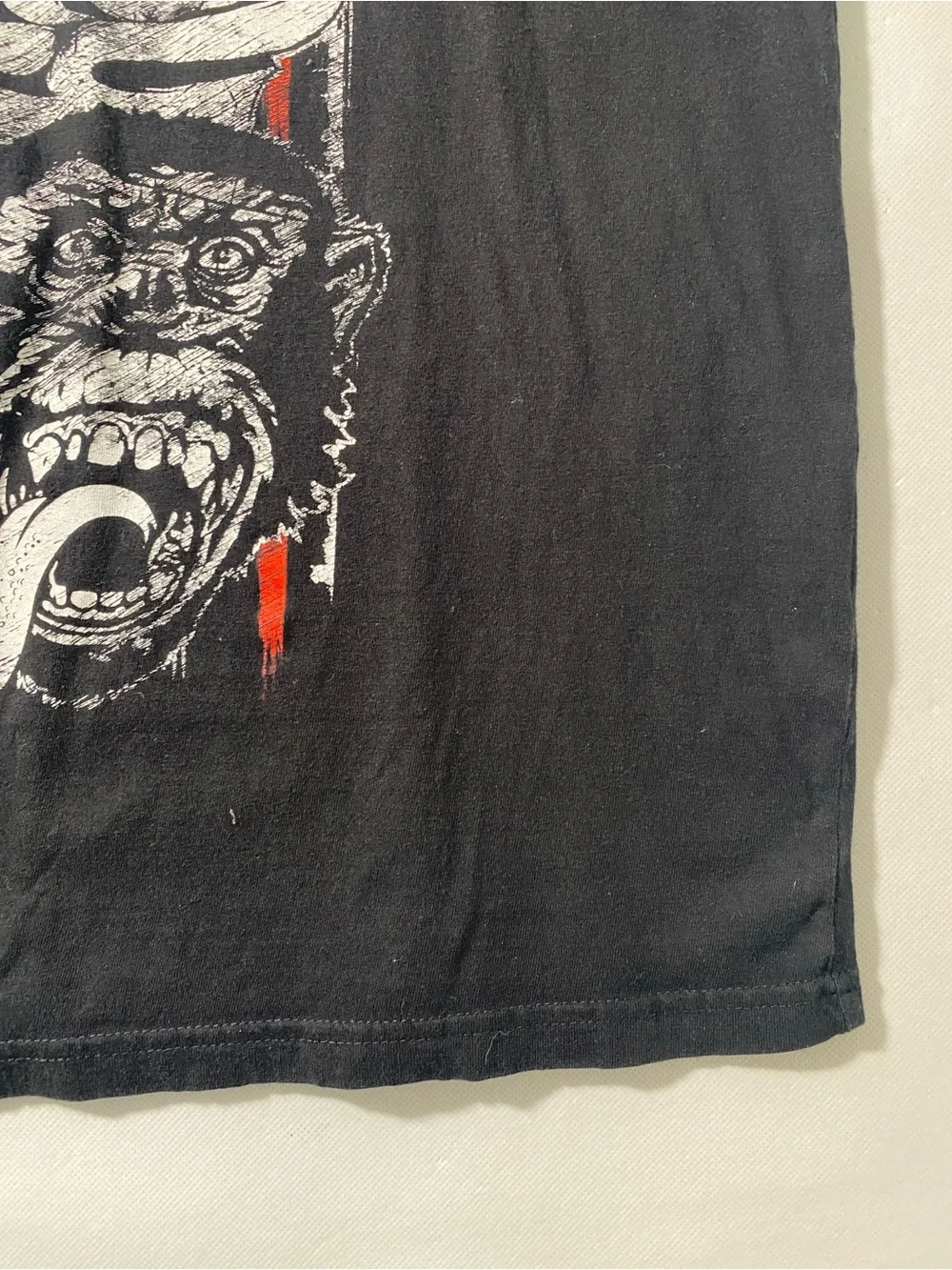 GOOD Size XL Mens Gas Monkey Garage Short Sleeve T-Shirt American Flag Black